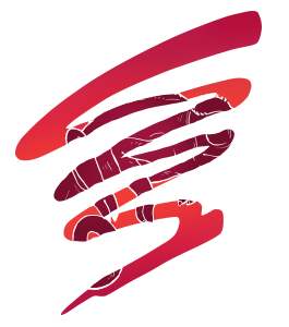 A chameleon blends in with the PowerTime logo