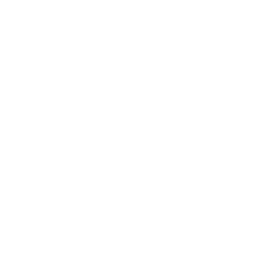 A stylized symbol of two interlocking gears