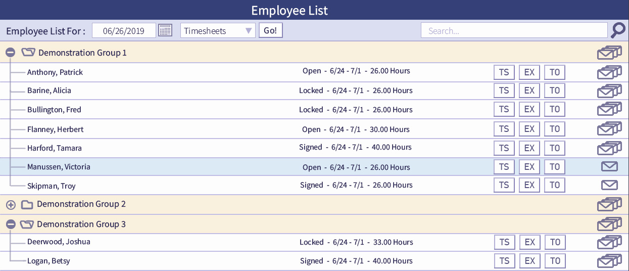 PowerTime Supervisor Tools Powertime Timesheet Solutions