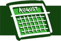 Stylized icon of a calendar